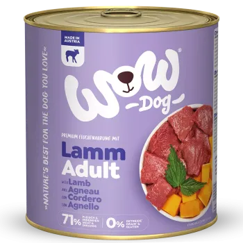 Wow Dog Adult | Mit Lamm 6x800g Dosen